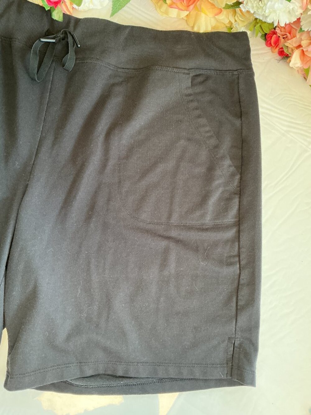 3/$20 Bundle 🌈 Athletic Works Black Drawstring Bermuda Shorts XXL 20 - Picture 7 of 10